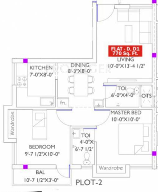 Rahul Vaidheeswarar (2BHK+2T (770 sq ft) 770 sq ft)