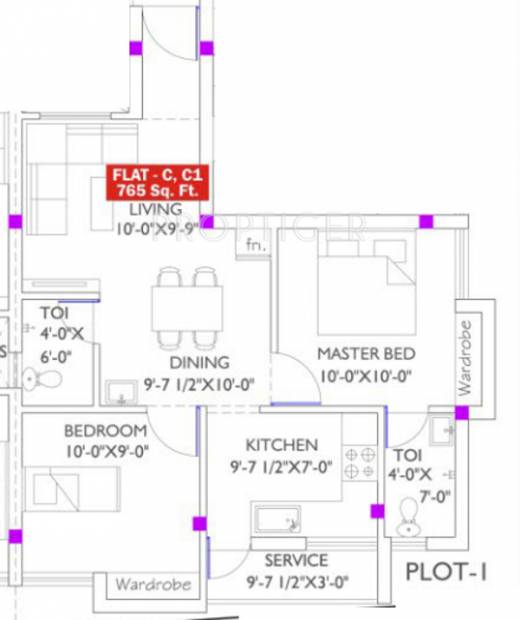 Rahul Vaidheeswarar (2BHK+2T (765 sq ft) 765 sq ft)