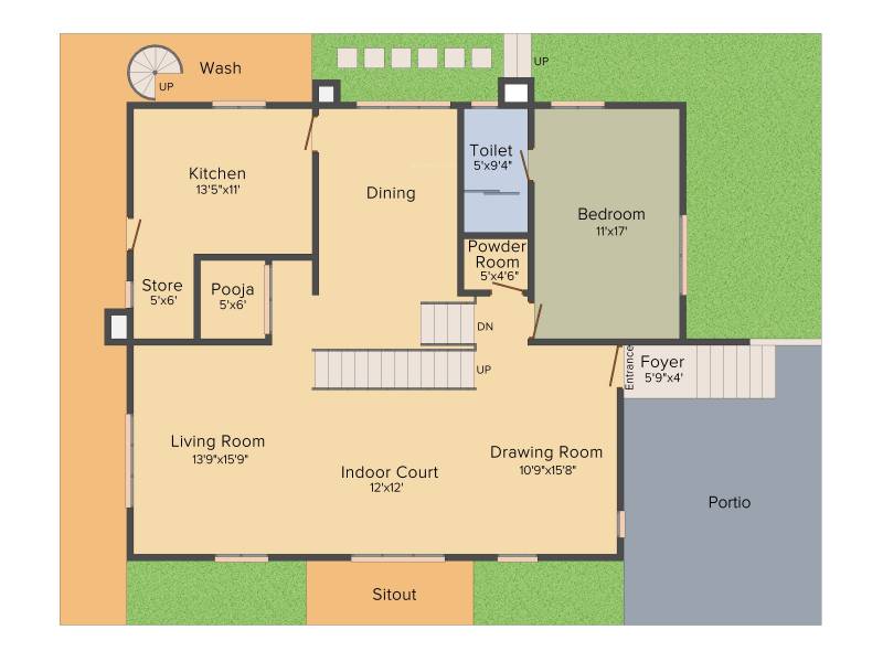 Vajram Aster Homes (4BHK+4T (3,634 sq ft) 3634 sq ft)