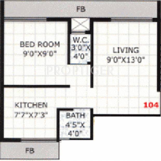 Siddhivinayak Ganesh Krupa (1BHK+2T (620 sq ft) 620 sq ft)