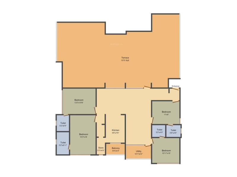 Maruti Celedron (4BHK+4T (2,772 sq ft) 2772 sq ft)