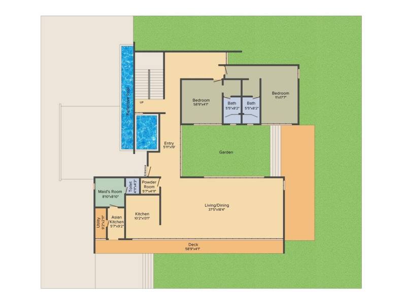 TATA Prive (3BHK+3T (7,200 sq ft)   Servant Room 7200 sq ft)