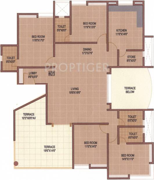 Ravetkar Poornima (4BHK+4T (1,500 sq ft) 1500 sq ft)