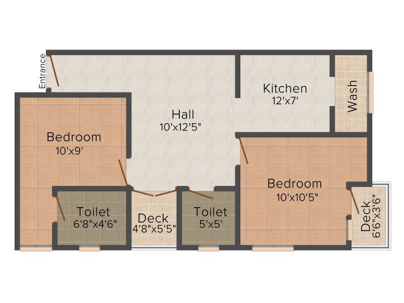 Lakshmi Kuberan Nagar (2BHK+2T (915 sq ft) 915 sq ft)