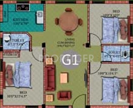 Sri Shreyas (3BHK+2T (1,025 sq ft) 1025 sq ft)