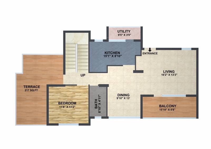 Mahindra Aqualily (4BHK+3T (2,286 sq ft) 2286 sq ft)