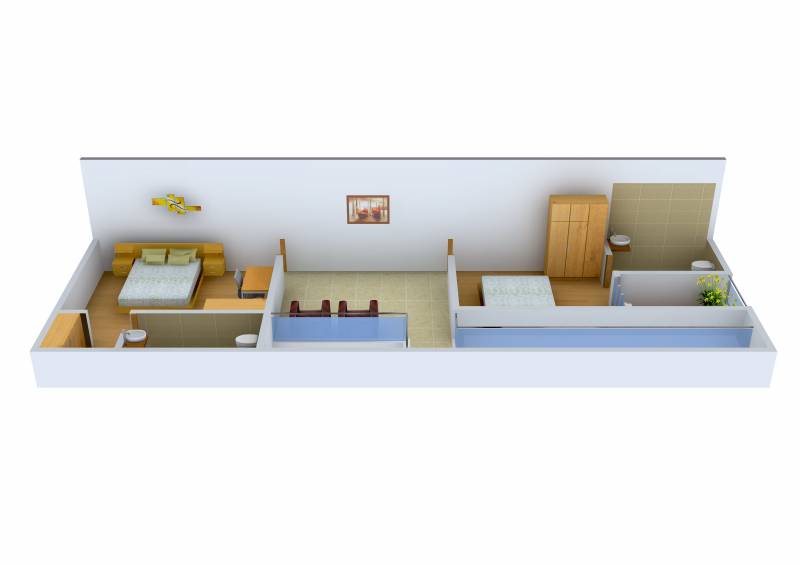 Aratt Rolling Whites (3BHK+3T (1,274 sq ft) 1274 sq ft)