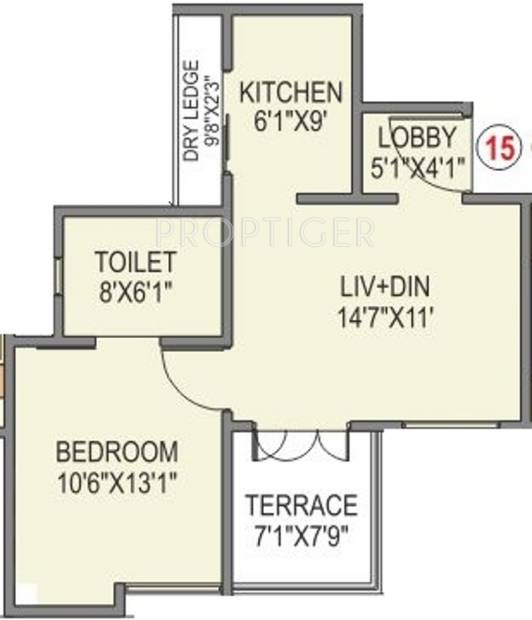 Paranjape Athashri (1BHK+1T (505 sq ft) 505 sq ft)