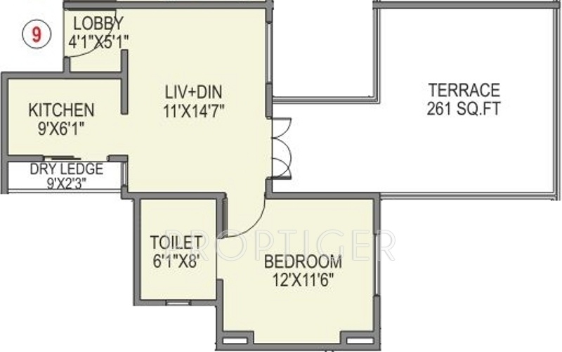Paranjape Athashri (1BHK+1T (712 sq ft) 712 sq ft)