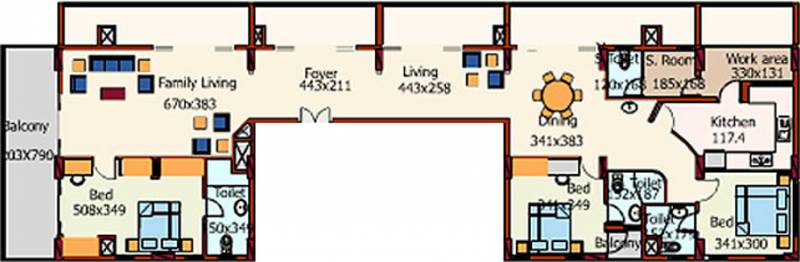Seiken Sailwind (3BHK+4T (2,572 sq ft) 2572 sq ft)