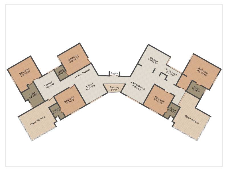 Flairalliance Atrium (5BHK+5T (2,683 sq ft) 2683 sq ft)