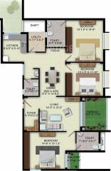Mount Raindrop (3BHK+3T (1,903 sq ft) 1903 sq ft) Mount Raindrop (3BHK+3T (1,903 sq ft) 1903 sq ft)