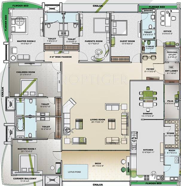 Rajhans Cosmic (5BHK+6T (5,800 sq ft) 5800 sq ft)
