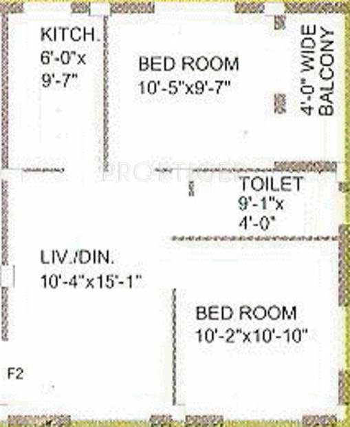 Cosmic Enclave (2BHK+1T (832 sq ft) 832 sq ft)