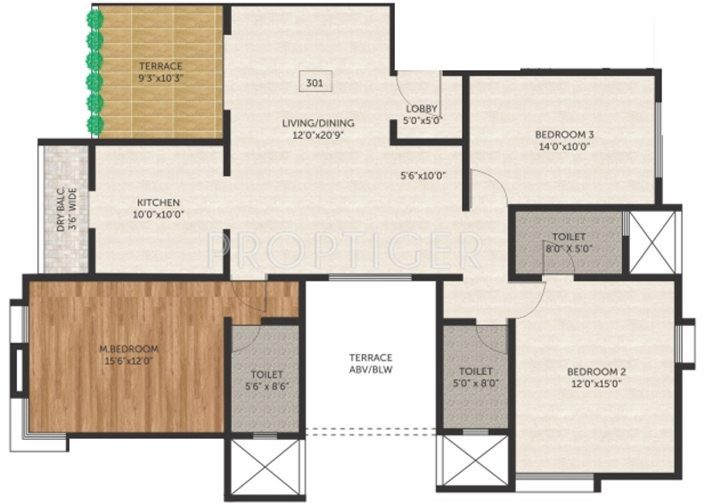 Pandit Vasantleela (3BHK+3T (1,632 sq ft) 1632 sq ft)