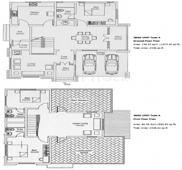 Penta Delphi (3BHK+3T (2,438 sq ft) 2438 sq ft)