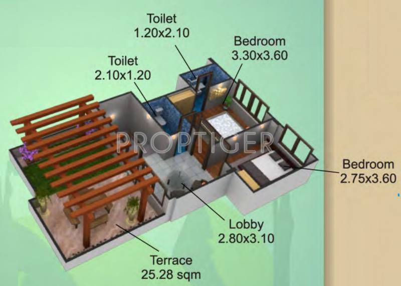 SDC Swadesh Developers and Colonizers Orchard Square (4BHK+4T (1,815 sq ft) 1815 sq ft)