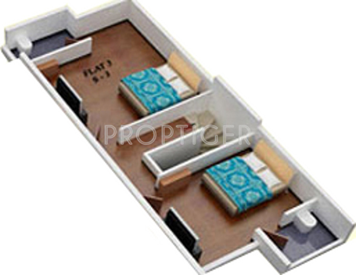 Universal Ganges Apartments (2BHK+3T (1,199 sq ft) 1199 sq ft)