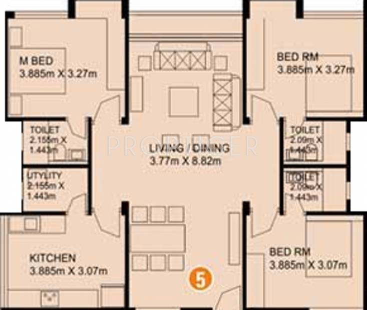 Naresh Pallkhi Enclave (3BHK+3T (1,710 sq ft) 1710 sq ft)