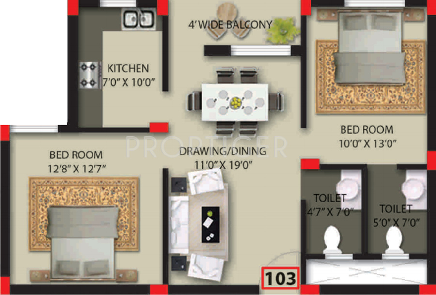 Royal Retreat Highway Heights (2BHK+2T (972 sq ft) 972 sq ft) Royal Retreat Highway Heights (2BHK+2T (972 sq ft) 972 sq ft)