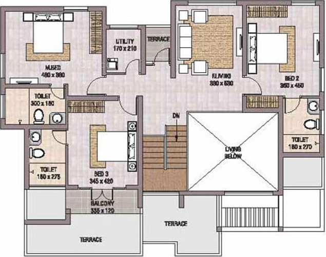 Skyline Ranch (4BHK+6T (3,141 sq ft) + Servant Room 3141 sq ft)