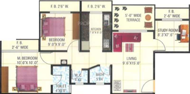 Himanshu Astavinayak Vastu Prakalp (2BHK+2T (900 sq ft)   Study Room 900 sq ft)