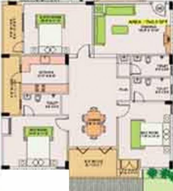 Sneha Grandeur (3BHK+3T (1,609 sq ft) 1609 sq ft)