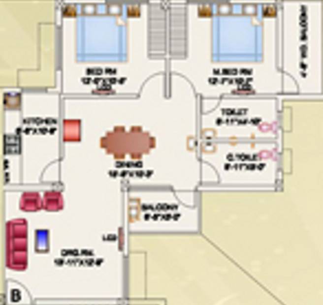 Neelanchal Mahalaxmi Niwas (2BHK+2T (1,270 sq ft) 1270 sq ft)