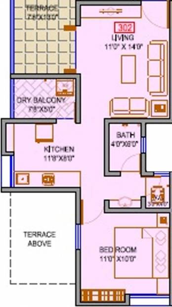 Neeti Constructions Galaxy (1BHK+1T (639 sq ft) 639 sq ft)