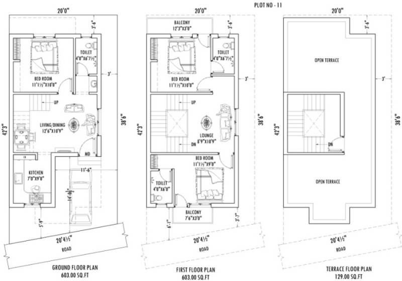 SB Nandavanam Villas (3BHK+3T (1,465 sq ft) 1465 sq ft)