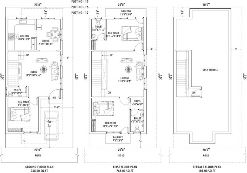 SB Nandavanam Villas (3BHK+3T (1,800 sq ft) 1800 sq ft)