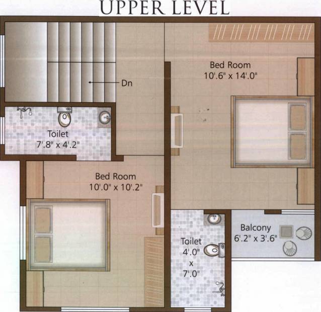 Param Greens (2BHK+3T (1,350 sq ft) 1350 sq ft)