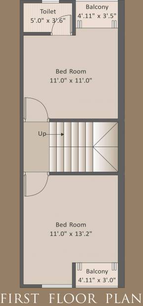 Aum Param Duplex Villas (2BHK+2T (850 sq ft) 850 sq ft)