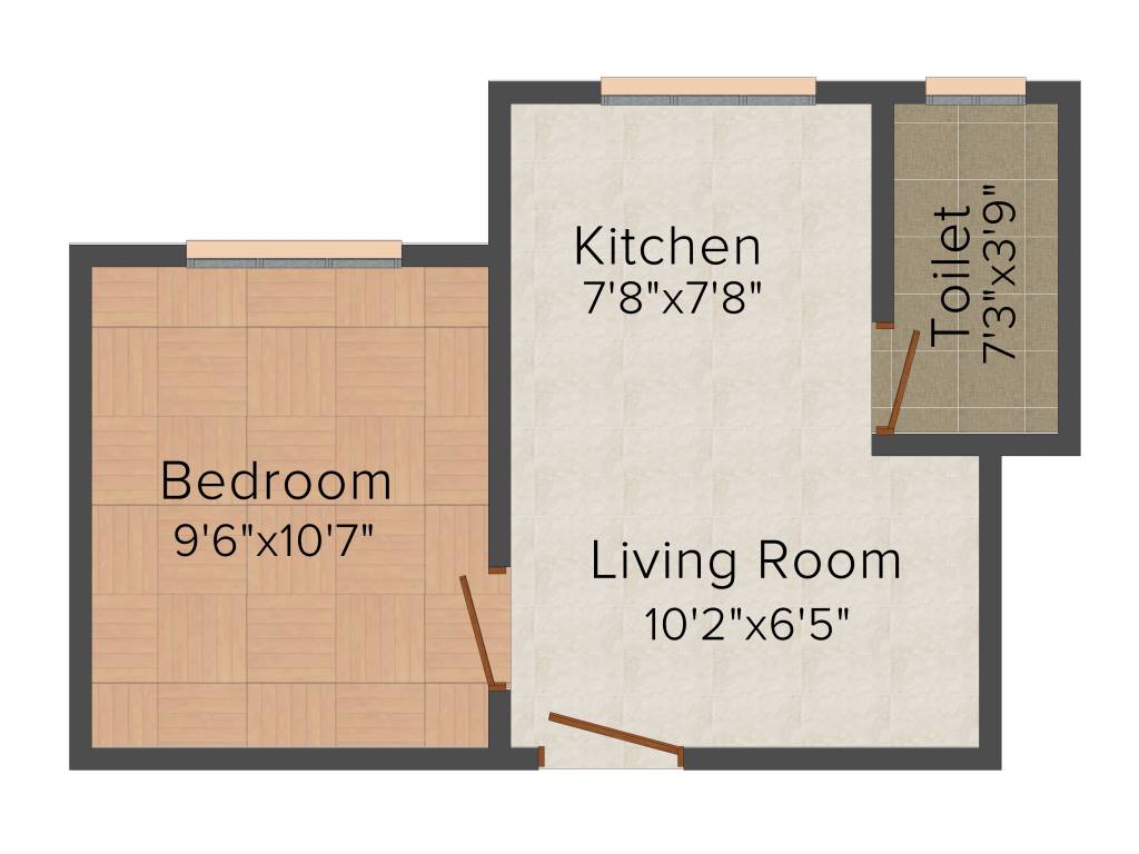 Mayfair Elite (1BHK+1T (410 sq ft) 410 sq ft) Mayfair Elite (1BHK+1T (410 sq ft) 410 sq ft)