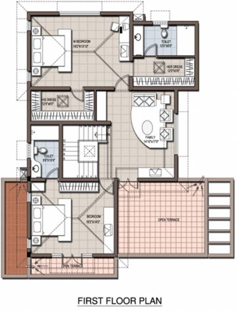 Adarsh Serenity (3BHK+3T (2,930 sq ft) 2930 sq ft)