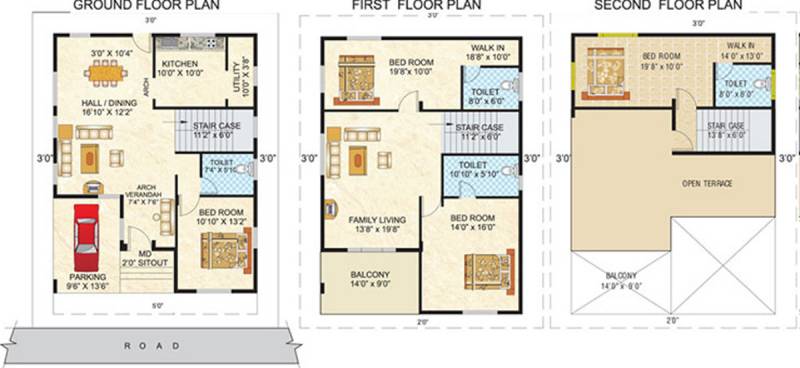 Ieglo Developers Krishna Kuteer White House Phase 2 (4BHK+4T (2,800 sq ft) 2800 sq ft)