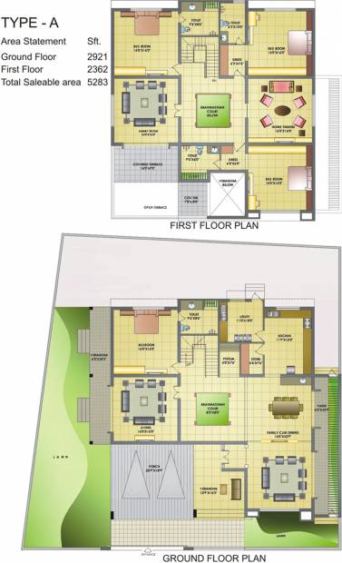 Sri Raghavendraa Sri Brindhavan Garden Villas (4BHK+4T (5,283 sq ft) 5283 sq ft)