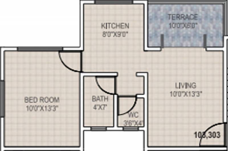 Geet Govind Muktai Aangan Phase II (1BHK+1T (584 sq ft) 584 sq ft)