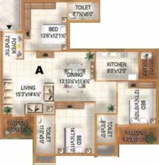 Arima The Summit (3BHK+3T (1,795 sq ft) 1795 sq ft) Arima The Summit (3BHK+3T (1,795 sq ft) 1795 sq ft)