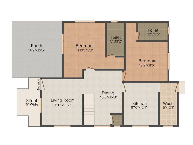 Mather Green Ranch (4BHK+4T (2,400 sq ft) 2400 sq ft)