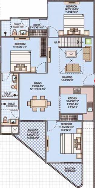 Shivgyan Casa prime (4BHK+4T (2,325 sq ft) 2325 sq ft)