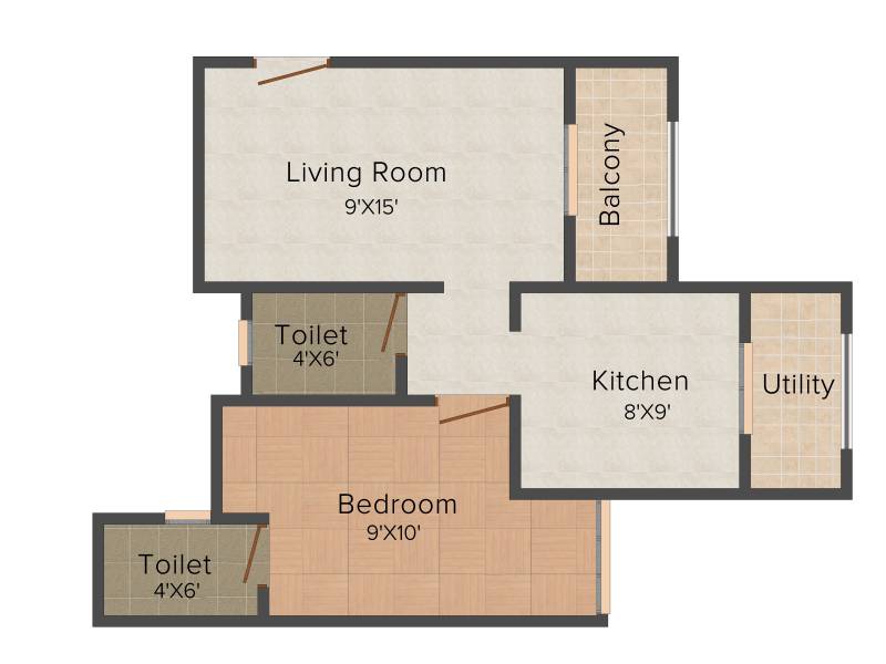 Mangalmurti Dham (1BHK+1T (680 sq ft) 680 sq ft)