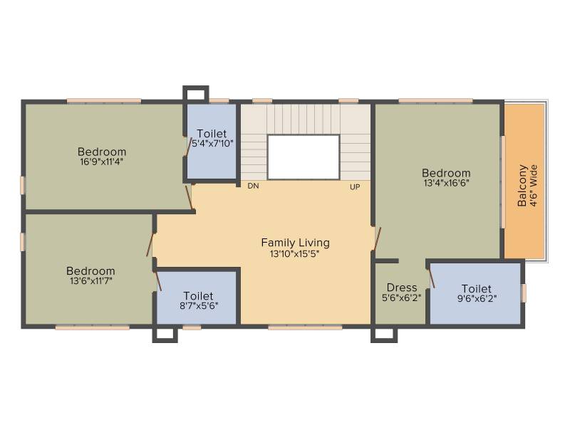 SRK The Villagio (4BHK+5T (3,850 sq ft)   Servant Room 3850 sq ft)