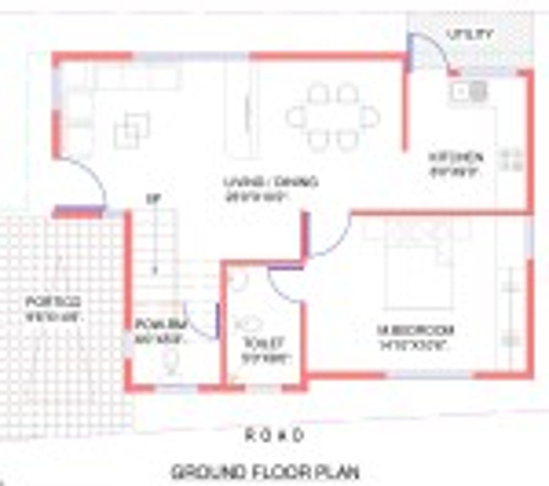  Salsa (3BHK+3T (1,400 sq ft) + Study Room 1400 sq ft)