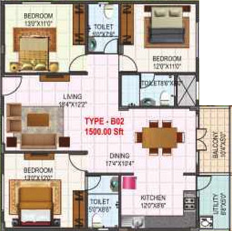 Malibu Rising City (3BHK+3T (1,500 sq ft) 1500 sq ft) Malibu Rising City (3BHK+3T (1,500 sq ft) 1500 sq ft)