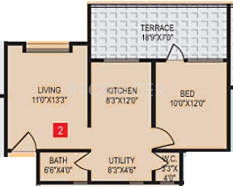 PS Vastu Samruddhi (1BHK+1T (596 sq ft) 596 sq ft)