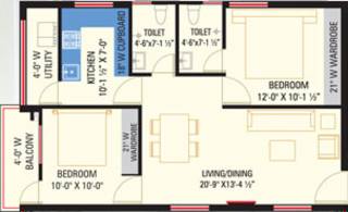 MVV Srinivasa Nilayam (2BHK+2T (1,141 sq ft) 1141 sq ft) MVV Srinivasa Nilayam (2BHK+2T (1,141 sq ft) 1141 sq ft)