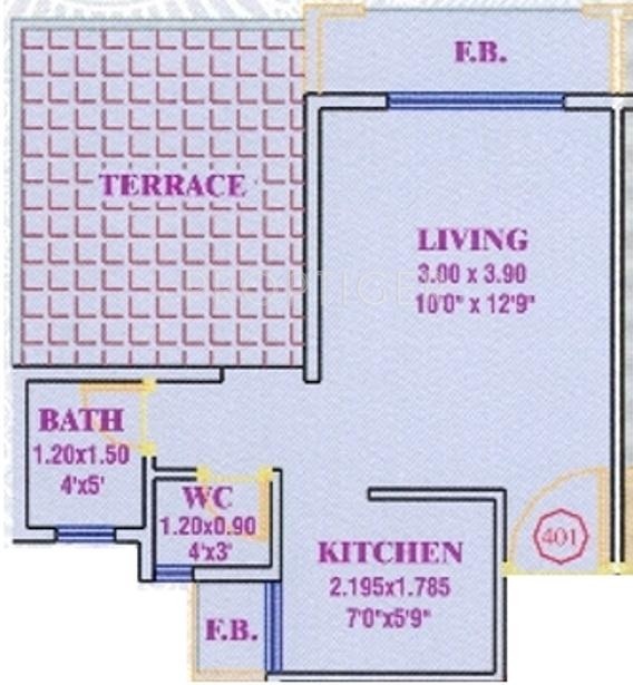 Apsara Bhakti Sagar (1BHK+1T (520 sq ft) 520 sq ft)