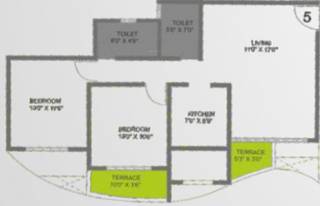 VTP Urban Life (2BHK+2T (966 sq ft) 966 sq ft) VTP Urban Life (2BHK+2T (966 sq ft) 966 sq ft)