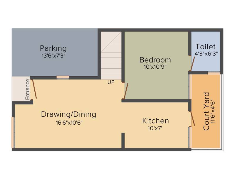Shree Radha Jaldhara 319 (3BHK+3T (1,458 sq ft) 1458 sq ft)